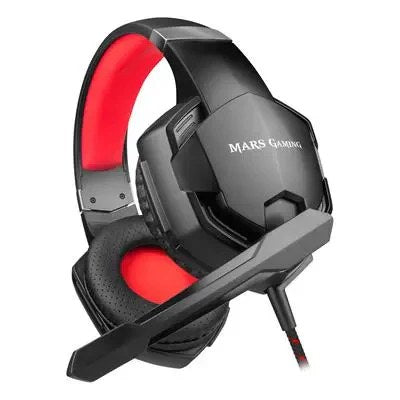 Mars Gaming MHX - Auriculares Gaming Negro y Rojo Todos los auriculares | MARS GAMING