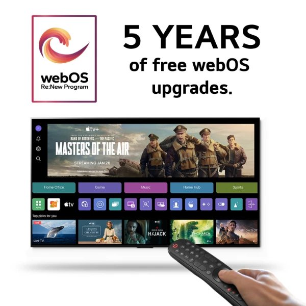 LG QNED 55" TV 55QNED87T6B <tc>Smart TV</tc>, 4K Ultra HD, webOS 24