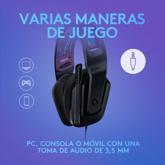 Logitech G335 - Auriculares Gaming Negro