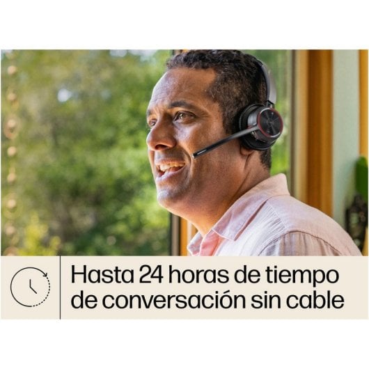 HP Poly Voyager 4320-M USB-C - Auriculares Bluetooth con Base de Carga + BT700 y Certificados para Microsoft Teams