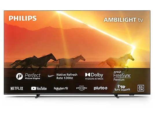 Tv PHILIPS The Xtra 55" 55PML9008/12 Ambilight, MiniLED, Smart TV, 4K Ultra HD, TvOS Televisores | PHILIPS