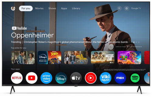 TV QLED Sharp 55" 55HP5265E 4K UHD, Google TV, Dolby Vision, Smart TV