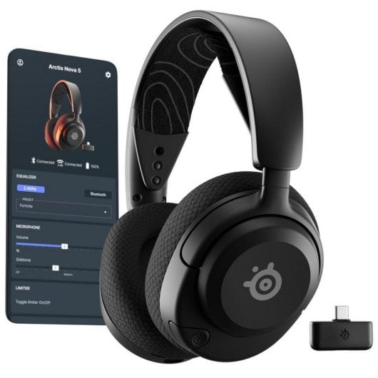 Steelseries Arctis Nova 5 - Auriculares Gaming Inalámbricos Multiplataforma Negros Todos los auriculares | STEELSERIES