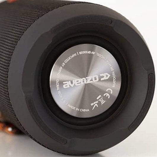Avenzo AV-SP3005B - Altavoz Portátil Bluetooth Waterproof Negro Altavoces | AVENZO