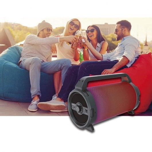 Avenzo Bazooka - Altavoz Bluetooth Portátil con Karaoke y Micrófono Incluido 18W