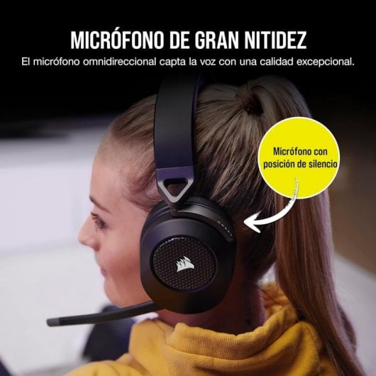 Corsair HS65 Wireless V2 - Auriculares Gaming Inalámbricos 7.1 Negros Todos los auriculares | CORSAIR