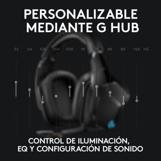 Logitech G935 - Auriculares Gaming Inalámbricos LightSync 7.1