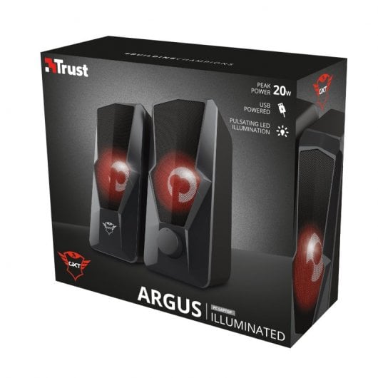 Trust GXT 610 Argus Illuminated - Altavoces 2.0 USB 20W Altavoces | TRUST