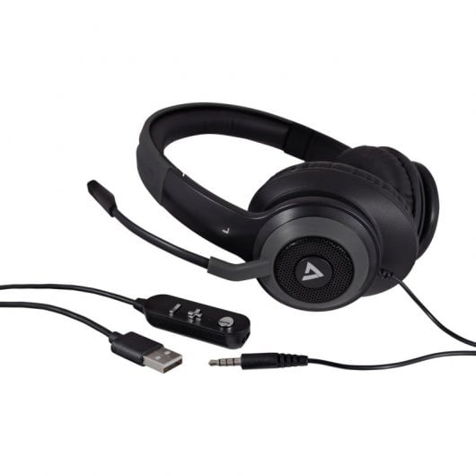 V7 HC701 - Auriculares USB con Micrófono Negros Todos los auriculares | V7