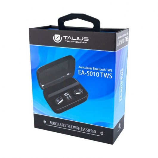 Talius EA-5010 - Auriculares Intraurales Bluetooth Negros Todos los auriculares | TALIUS