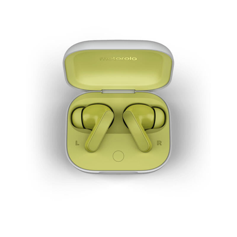 Motorola Moto Buds Green Banana - Auriculares Inalámbricos con Estuche de Carga Verde Todos los auriculares | MOTOROLA