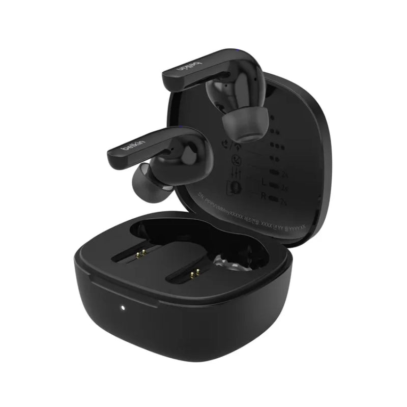 Belkin SoundForm Motion - Auriculares Bluetooth Negros Todos los auriculares | BELKIN