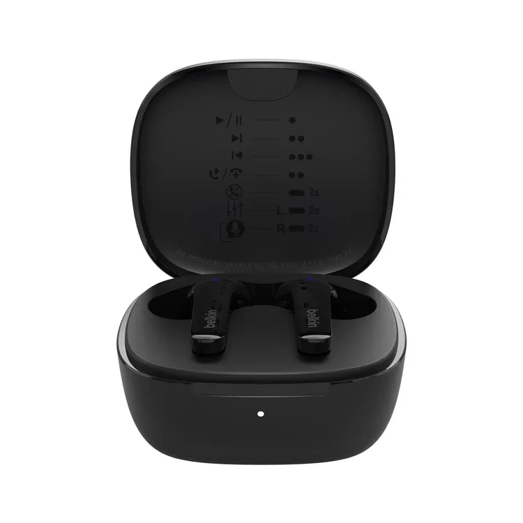 Belkin SoundForm Motion - Auriculares Bluetooth Negros Todos los auriculares | BELKIN