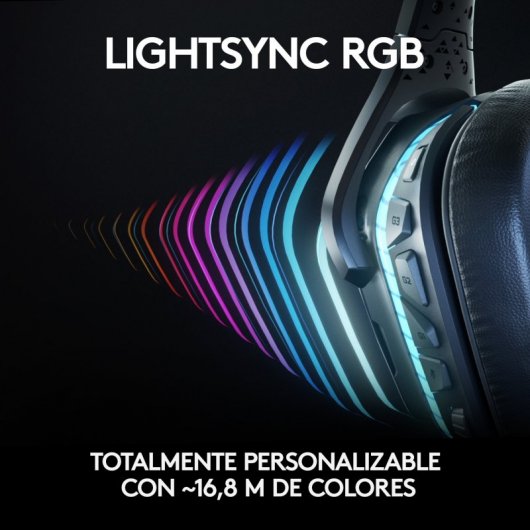 Logitech G935 - Auriculares Gaming Inalámbricos LightSync 7.1 Todos los auriculares | Logitech