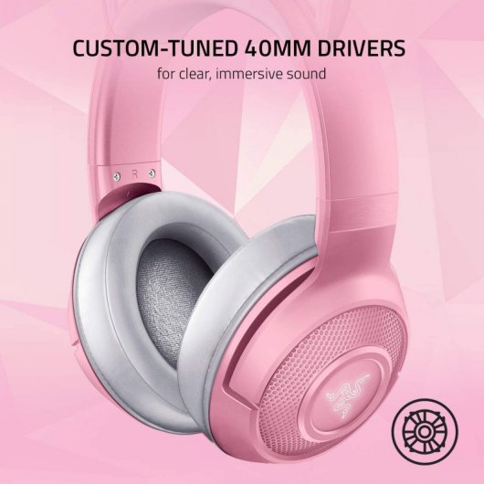 Razer Kraken Kitty - Auriculares Inalámbricos Bluetooth Gaming Rosas Todos los auriculares | RAZER