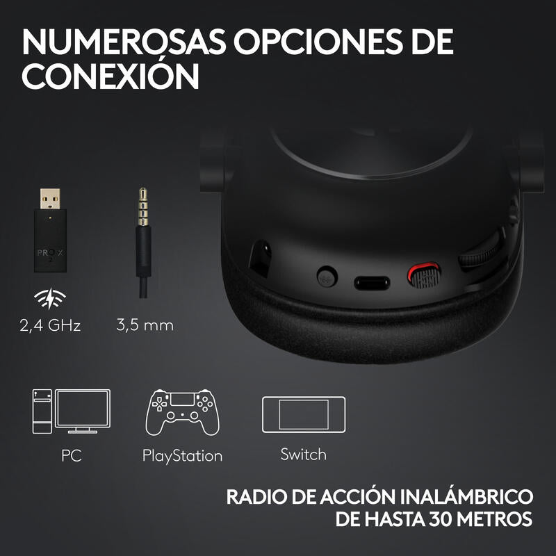 Logitech G PRO X 2 LIGHTSPEED - Auriculares Inalámbricos Bluetooth Gaming Rosas Todos los auriculares | Logitech