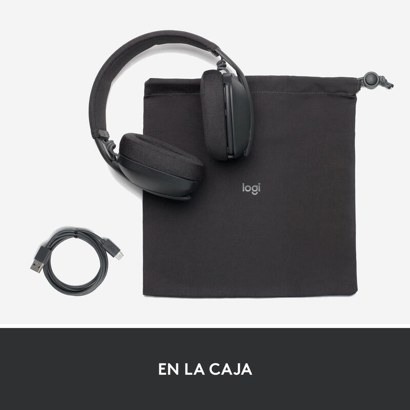 Logitech Zone Vibe 100 - Auriculares Inalámbricos Grafito Todos los auriculares | Logitech