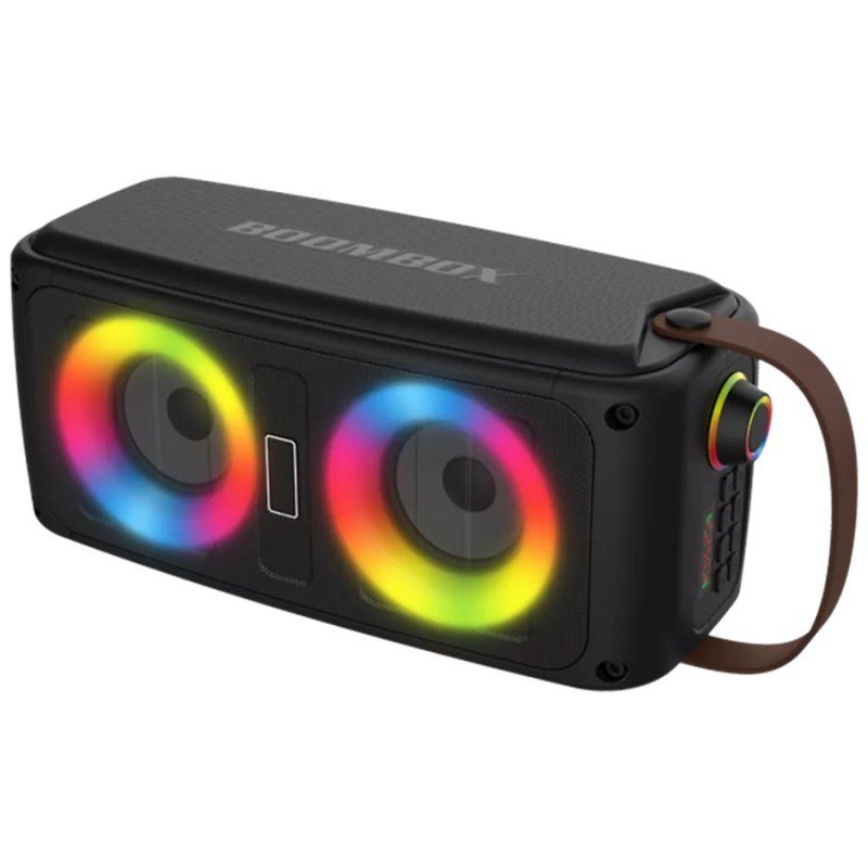 Denver BTV-230 BT MK2 - Altavoz Bluetooth Portátil RGB 100W Negro Altavoces | DENVER