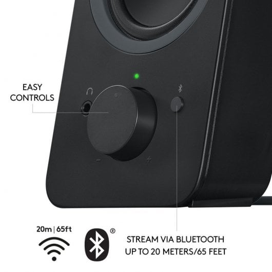 Logitech Z207 - Altavoces 2.0 Bluetooth 10W Negros Altavoces | Logitech