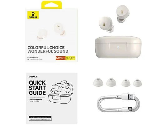 Bowie E18 TWS White Earphones