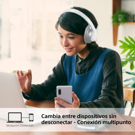 Sony WH-CH720N - Auriculares Bluetooth con Cancelación de Ruido Blancos Todos los auriculares | SONY