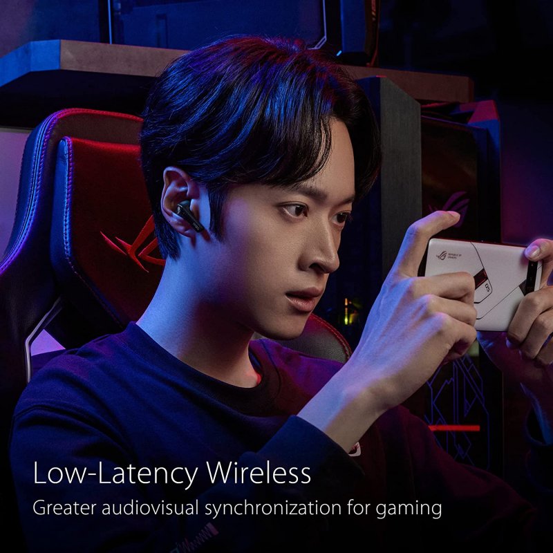 ASUS ROG Cetra True Wireless - Auriculares Gaming Bluetooth con ANC Negros Todos los auriculares | Asus