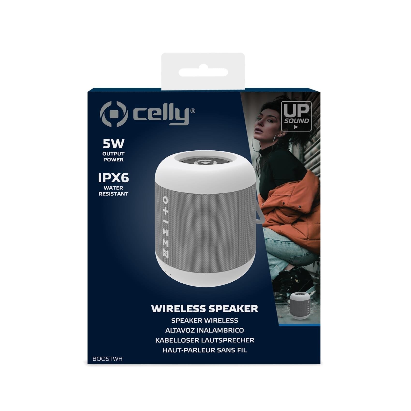 Celly BOOSTWH - Portable Speaker 5W White