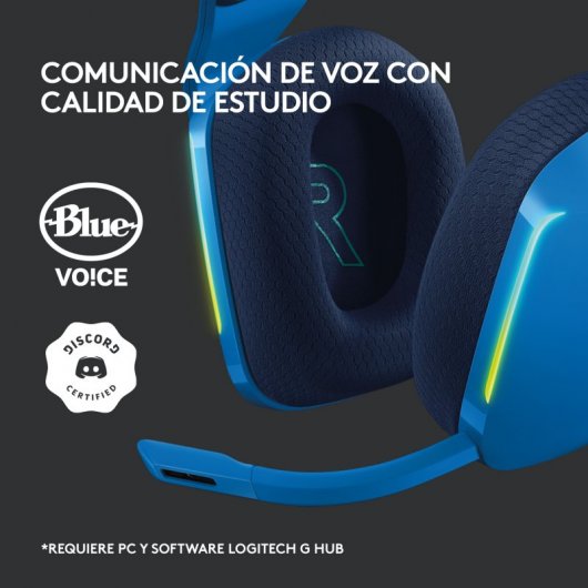Logitech G733 Lightspeed RGB - Auriculares con Micrófono Inalámbricos Gaming Azules Todos los auriculares | Logitech