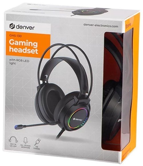 Denver GHS-130 - Auriculares Gaming con Cable Todos los auriculares | DENVER