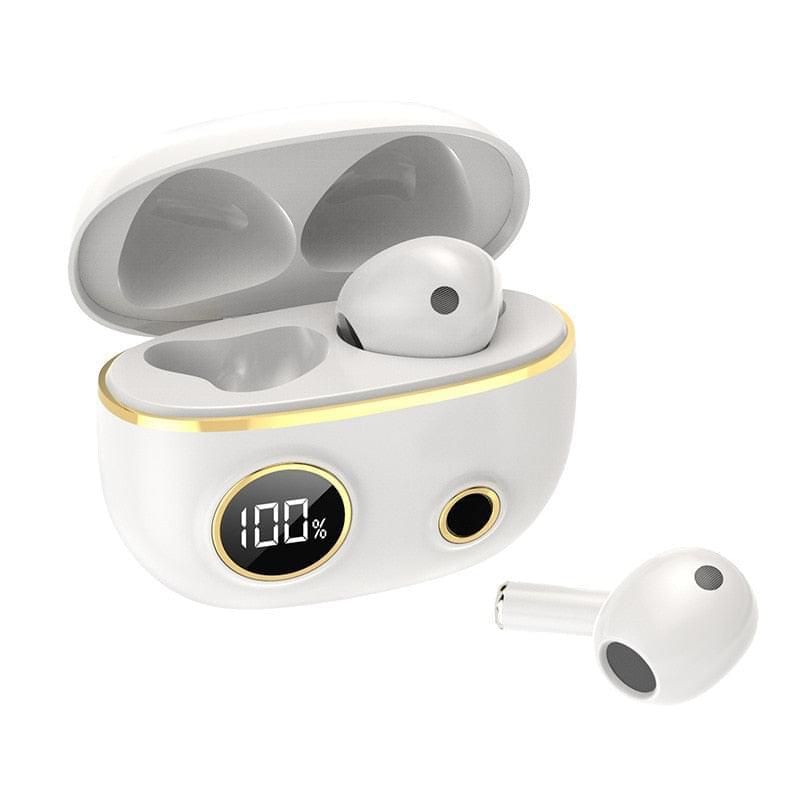 APRO8 Earbuds TWS with Mic and Power Display on Case White Global | Hifi Media Store