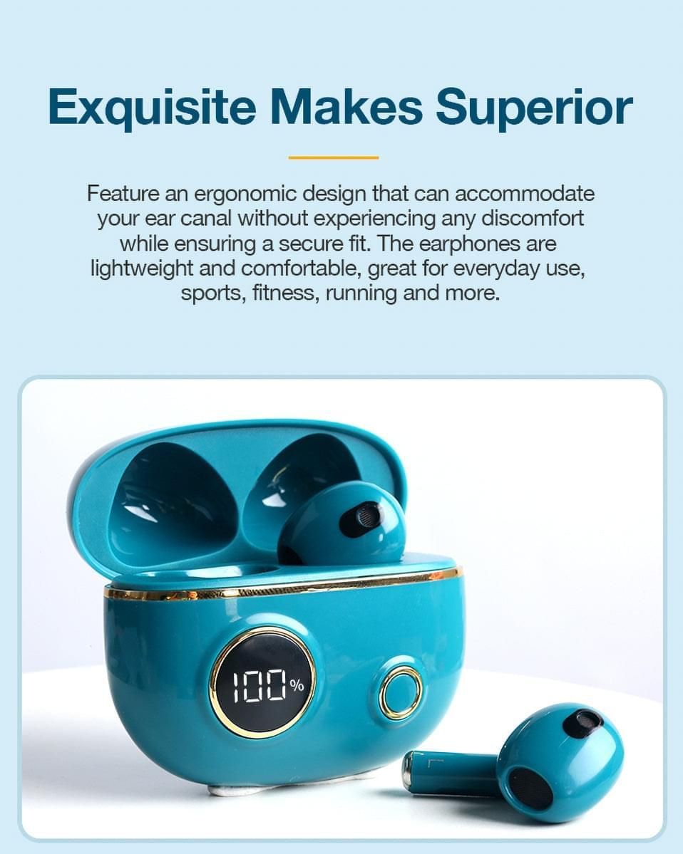 APRO8 Earbuds TWS with Mic and Power Display on Case | Hifi Media Store