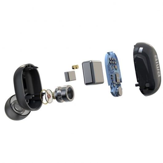 Aiwa EBTW-150 Auriculares Intraurales Bluetooth Negros Todos los auriculares | AIWA