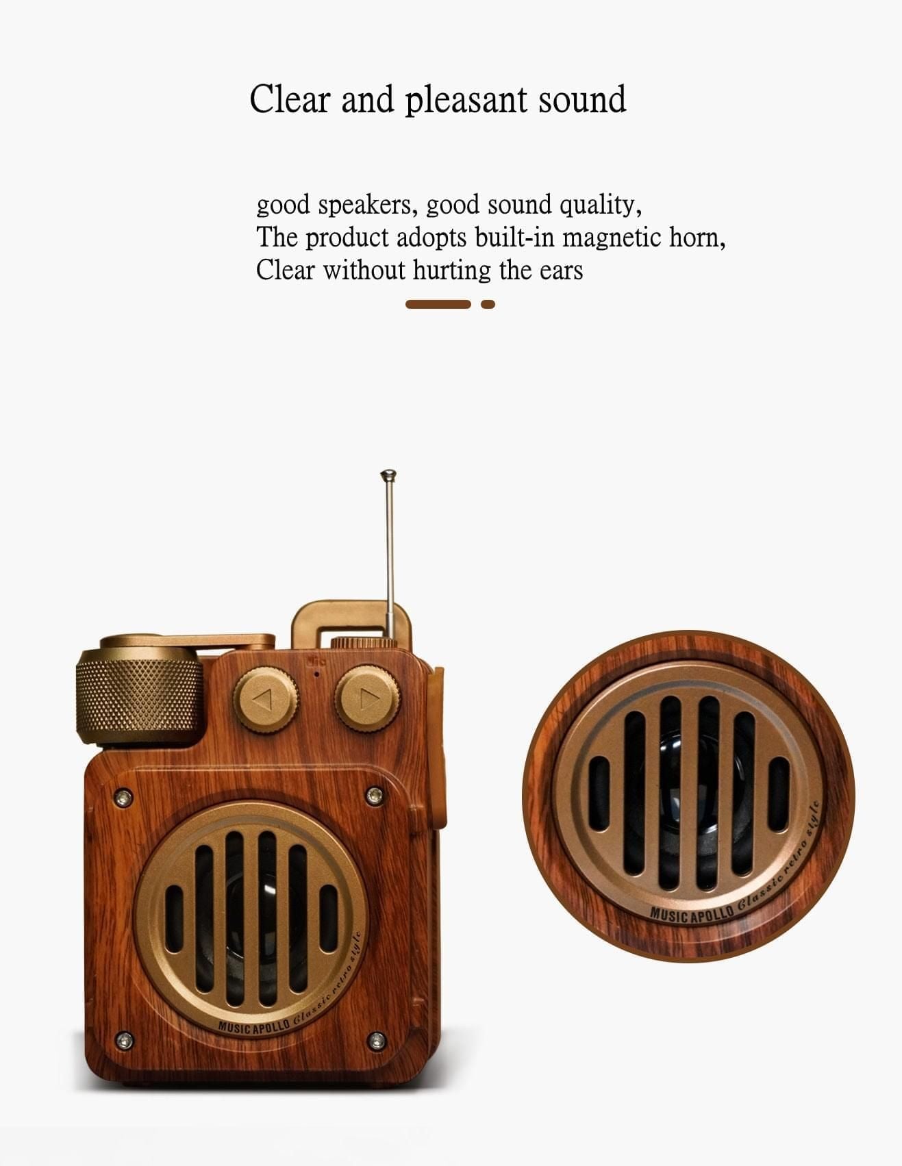 American Retro Wireless Speaker Model A6 | Hifi Media Store