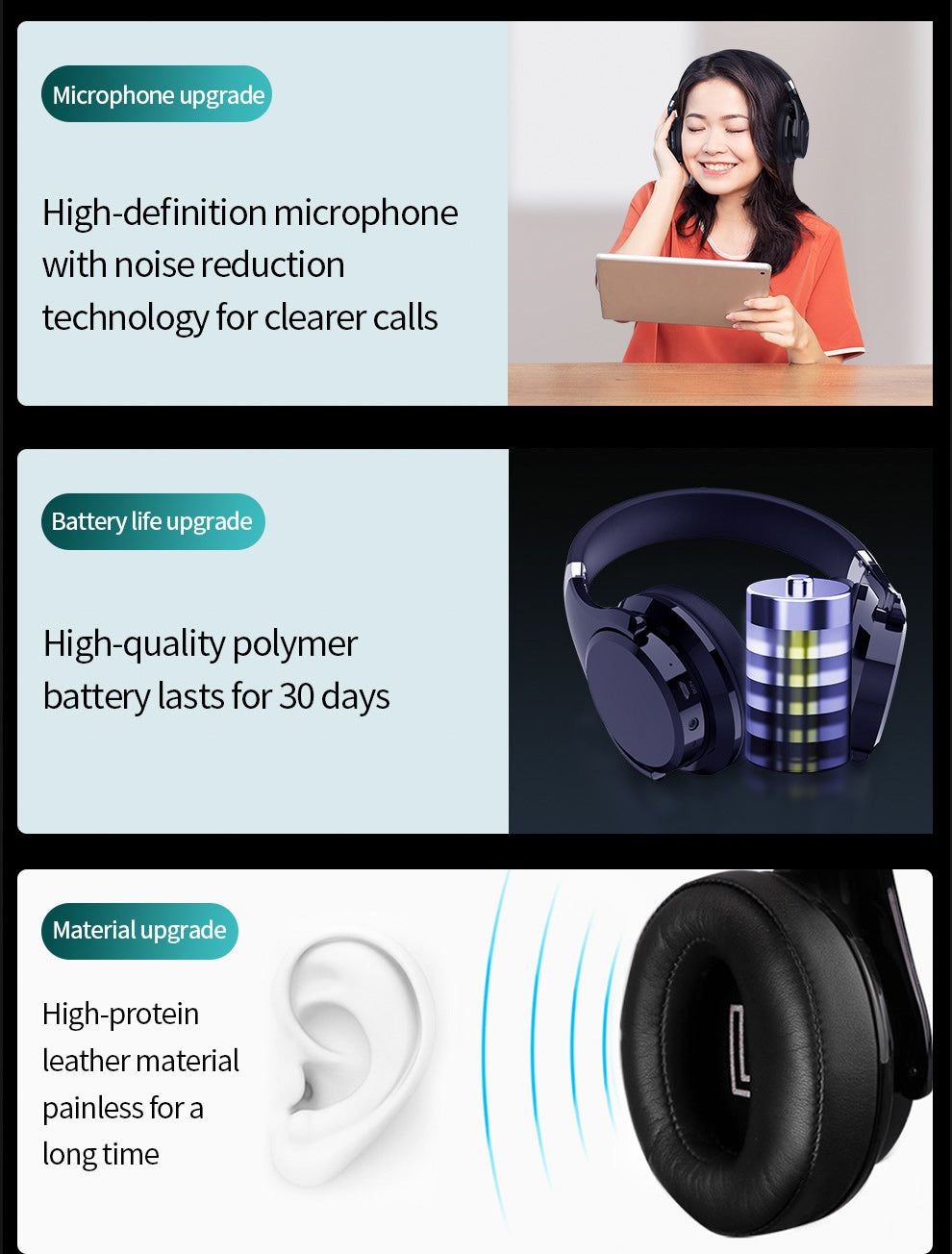 B21 Bluetooth Headphones with Touch Control | Hifi Media Store