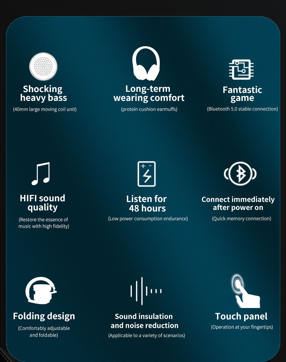 B21 Bluetooth Headphones with Touch Control | Hifi Media Store