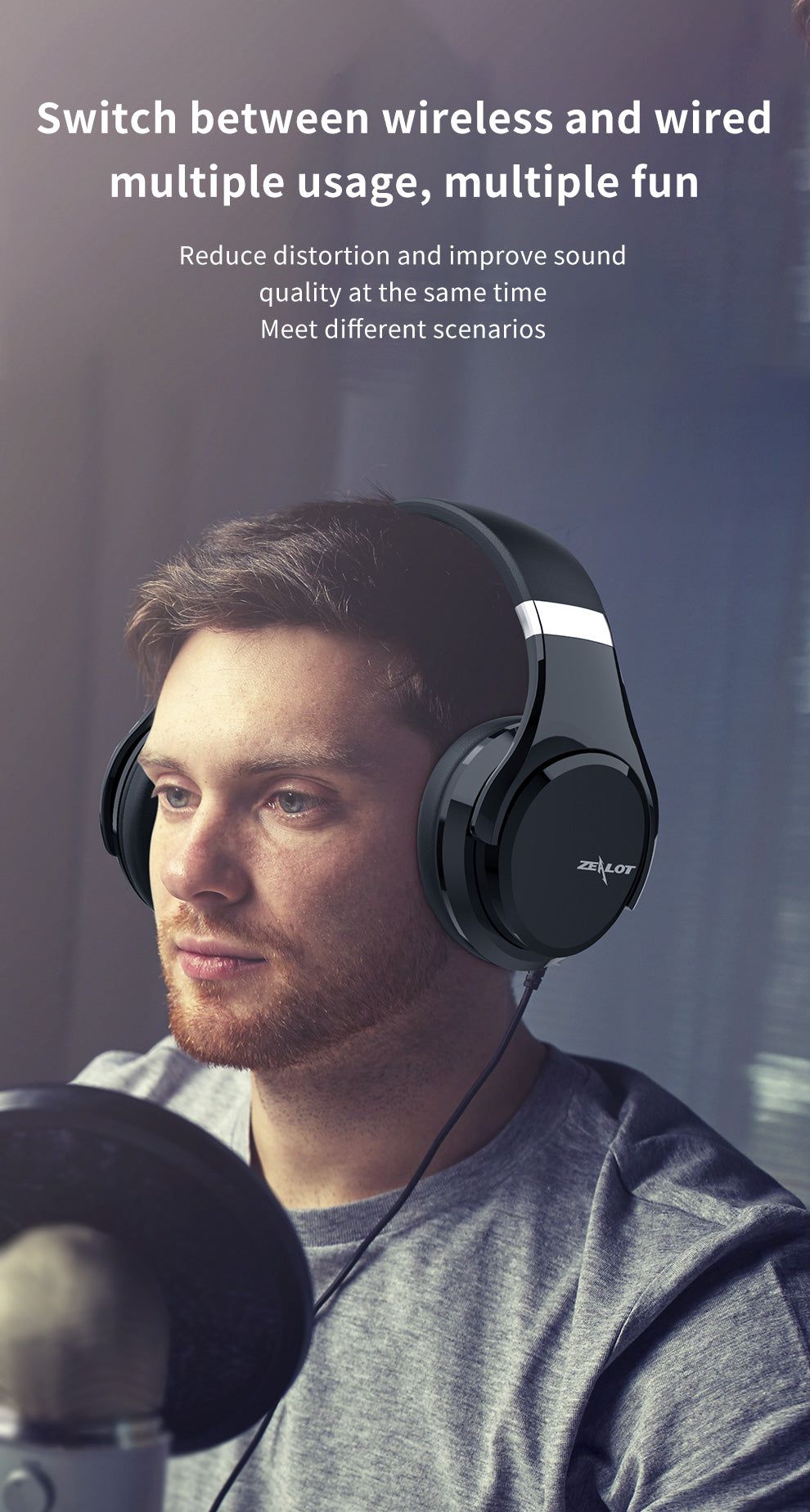 B21 Bluetooth Headphones with Touch Control | Hifi Media Store
