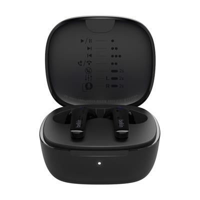 Belkin SoundForm Motion - Auriculares Bluetooth Negros Todos los auriculares | BELKIN