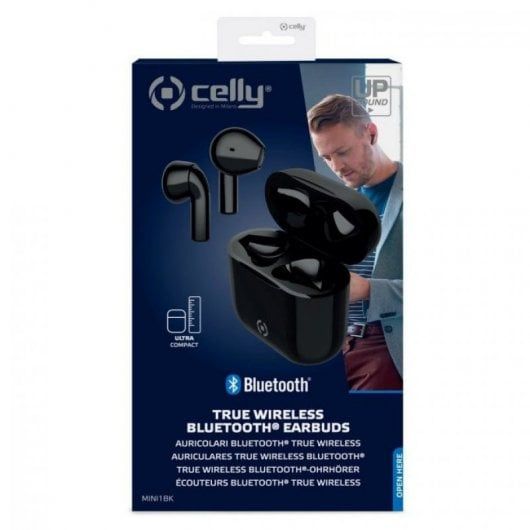 Celly Mini1 - Auriculares Inalámbricos Negros Todos los auriculares | CELLY