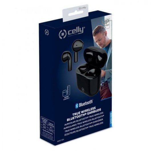 Celly Mini1 - Auriculares Inalámbricos Negros Todos los auriculares | CELLY