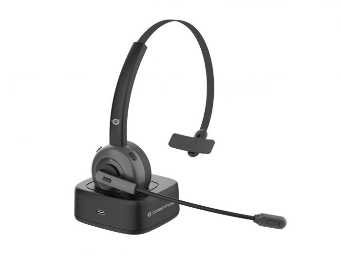 Conceptronic POLONA03BD - Auricular Inalámbrico Bluetooth con Estación de Carga Todos los auriculares | CONCEPTRONIC
