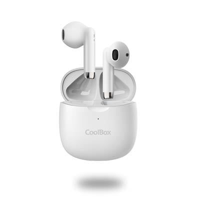 CoolBox TWS-01 - Auriculares Bluetooth TWS Blancos Todos los auriculares | COOLBOX