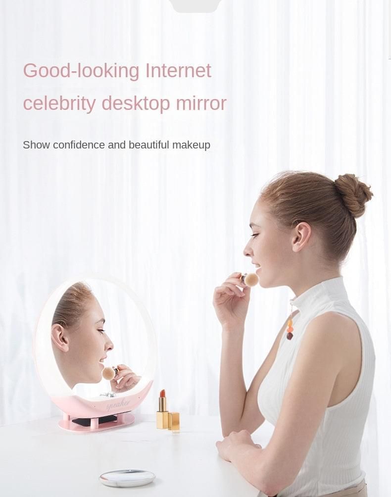 Cosmetic Mirror and Bluetooth Speaker with Ambient Light | Hifi Media Store