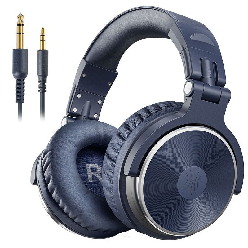 PRO 10 - Auriculares con Cable para Estudio/DJ Con Micrófono Pro-10-Azul Global 0 | Hifi Media Store