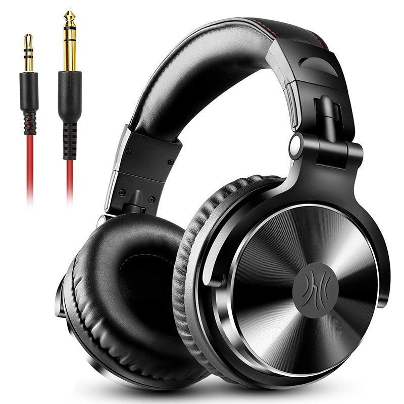 PRO 10 - Auriculares con Cable para Estudio/DJ Con Micrófono Pro-10-Negro Global 0 | Hifi Media Store