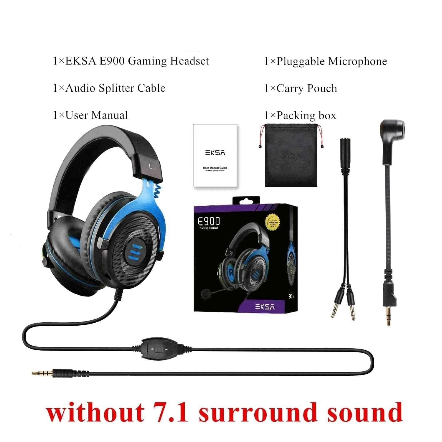 E900 Headset Gamer with Microphone and 7.1 Surround Sound E900 Green Global 0 | Hifi Media Store