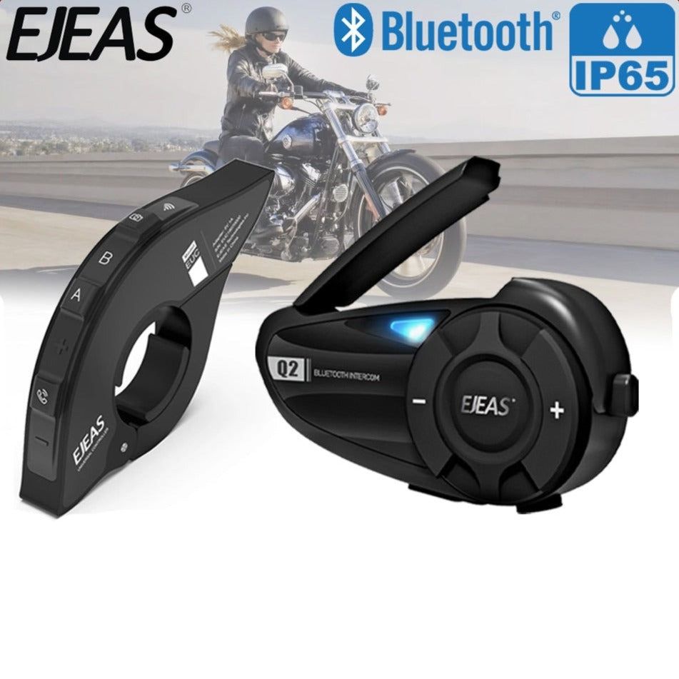 EJEAS Q2 Motorcycle Intercom with Remote Control | Hifi Media Store