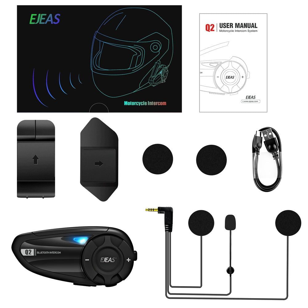 EJEAS Q2 Motorcycle Intercom with Remote Control | Hifi Media Store
