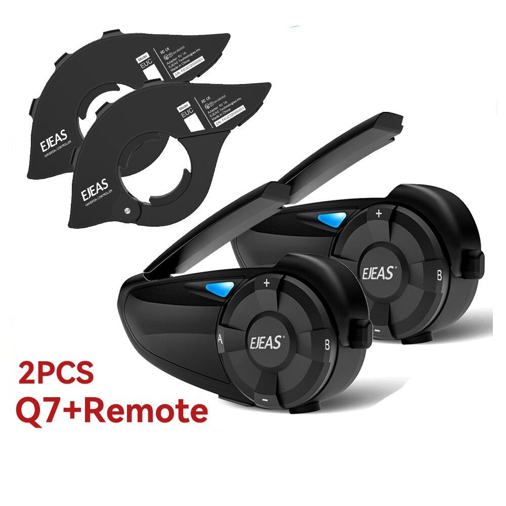 EJEAS Q7 Intercomunicador de moto 2PCS Q7 Con control remoto Global | Hifi Media Store