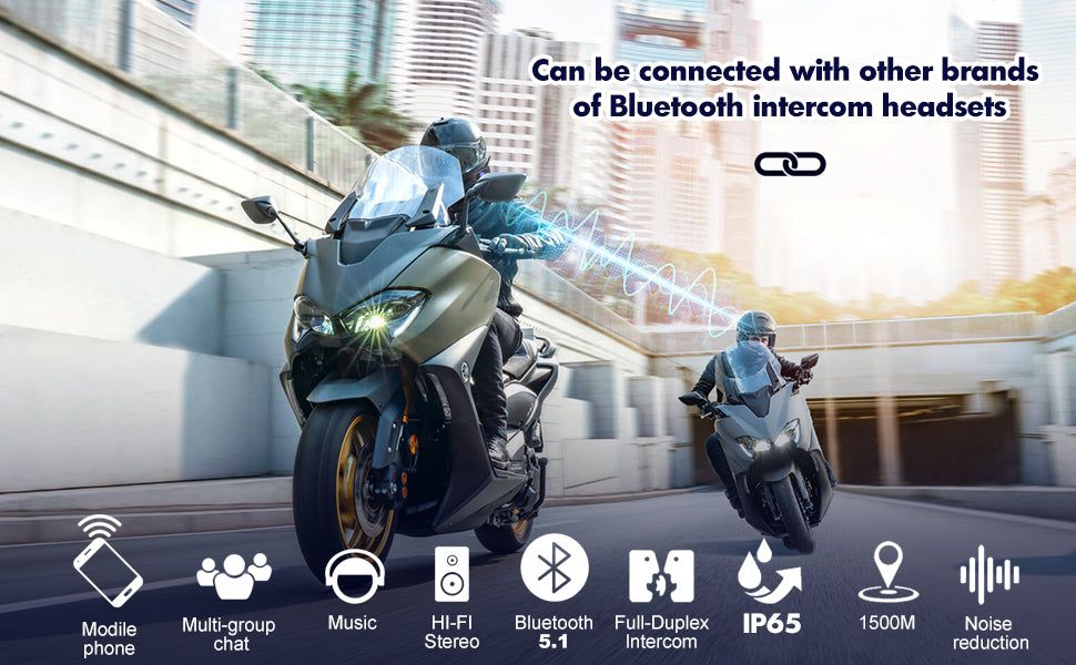 EJEAS V6 PRO Intercomunicador para Moto | Hifi Media Store
