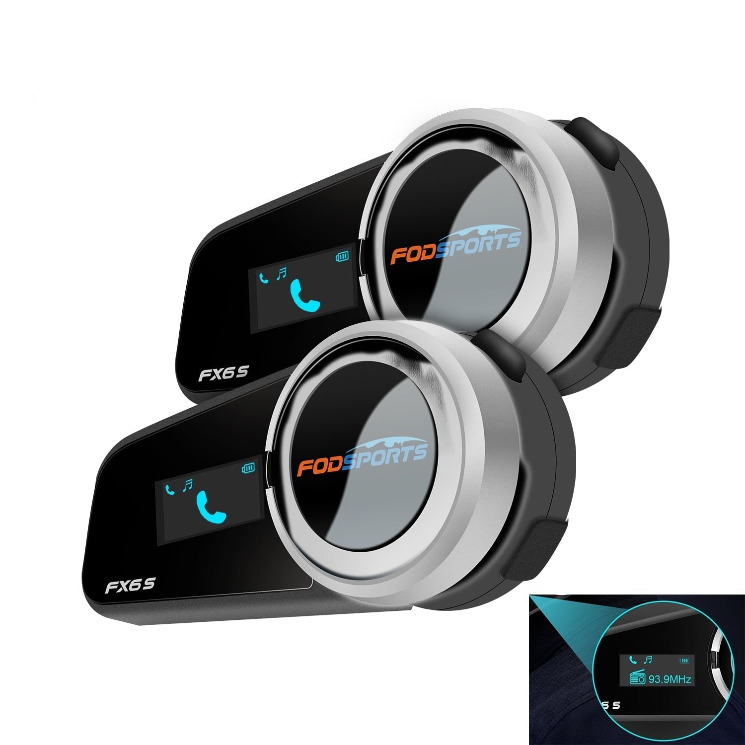 FX6S Bluetooth Motorcycle Intercom | Hifi Media Store